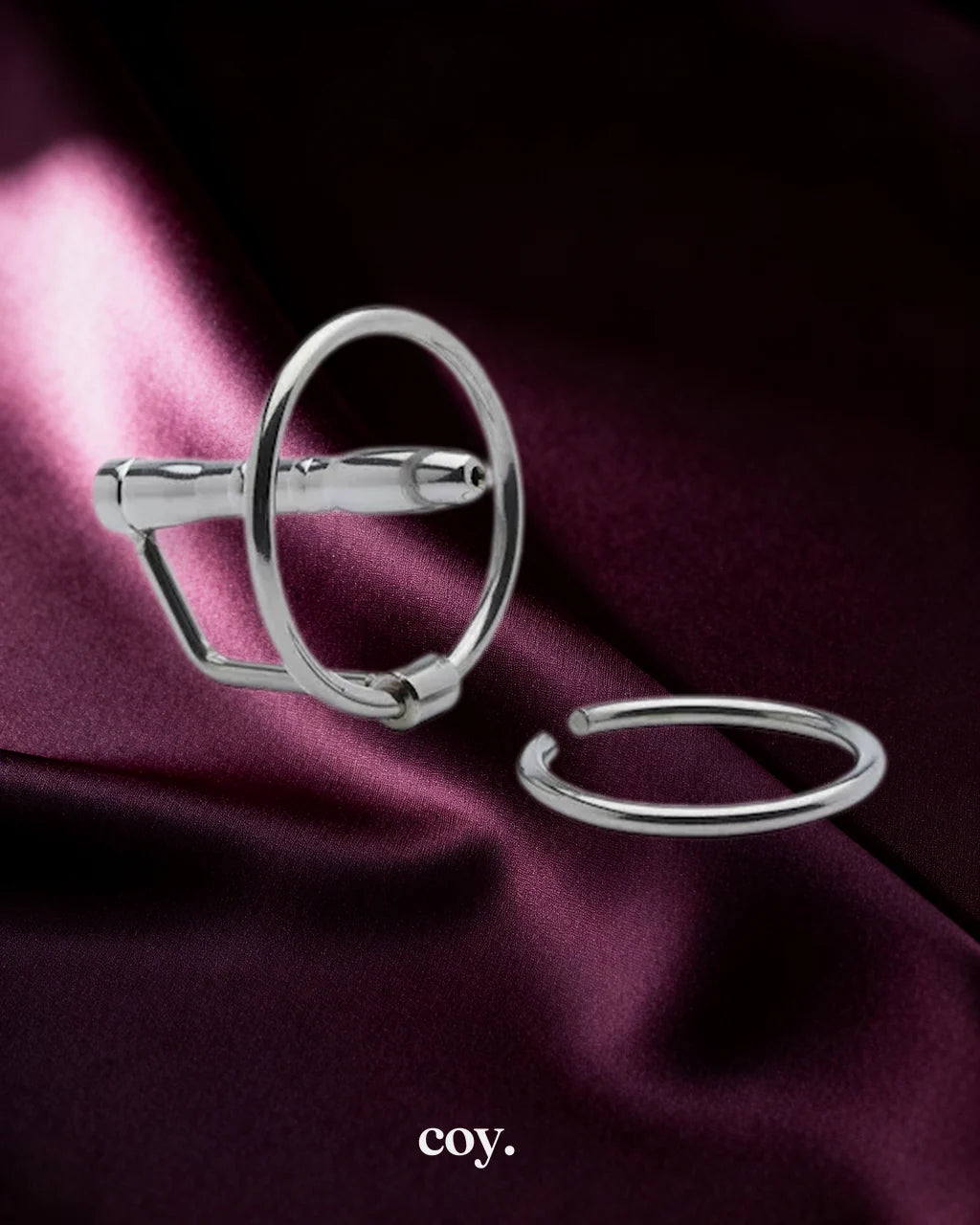 Share Satisfaction Kink Range Stainless Steel Urethral Plug 1.6 Inch — Coy