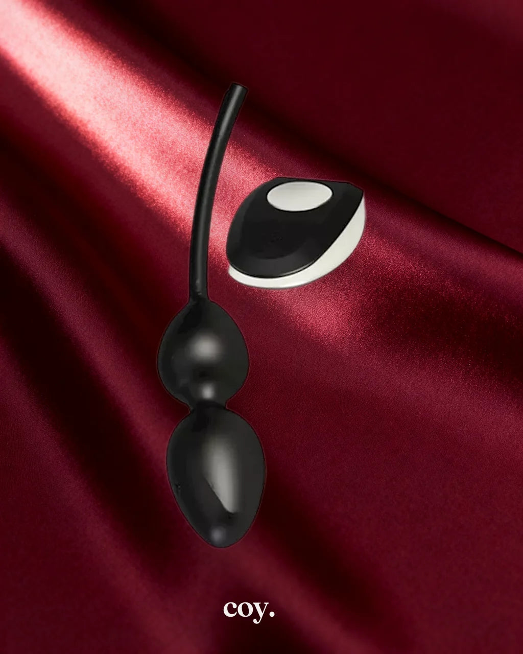Mystim Jane Untamed Geisha Balls 8.1 Inch Electro Sex Toy — Black — Coy