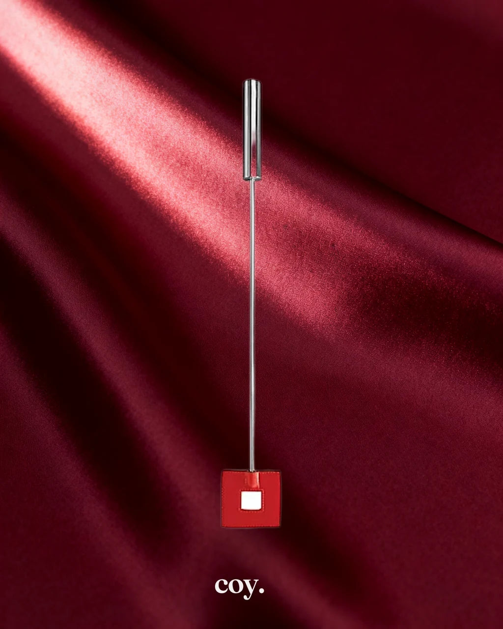 Leather Square Tipped Crop — Coy