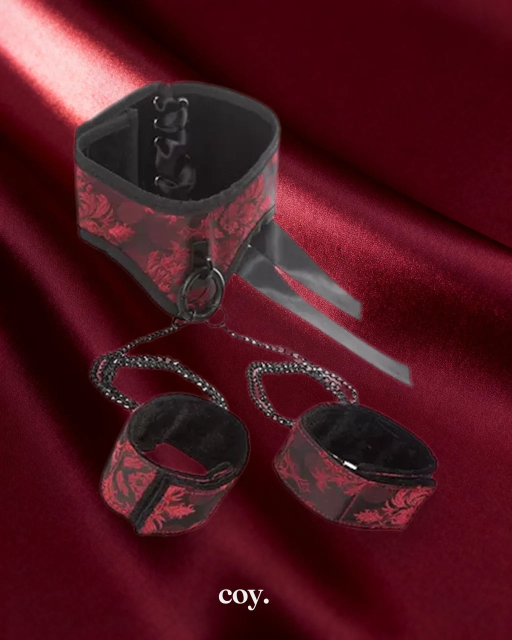Scandal Posture Collar With Cuffs — Coy