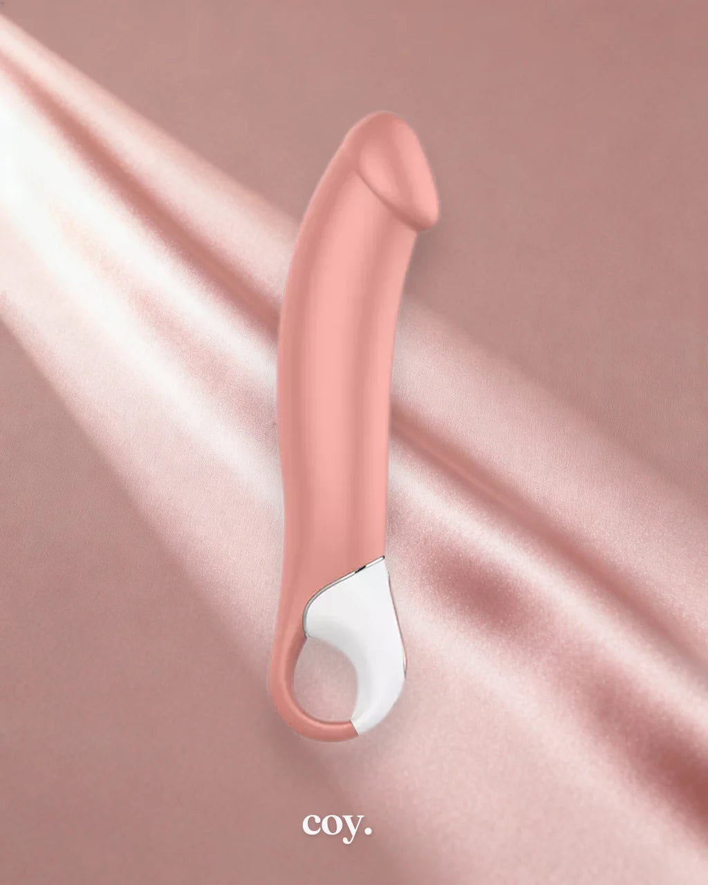 Satisfyer Vibes Master 9 Inch — Nude — Coy