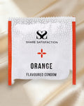 Share Satisfaction Orange Flavoured Condoms 100 Bulk Pack — Coy