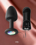 Paragon Gem Accented Vibrating Anal Plug With Internal Stimulation — Coy