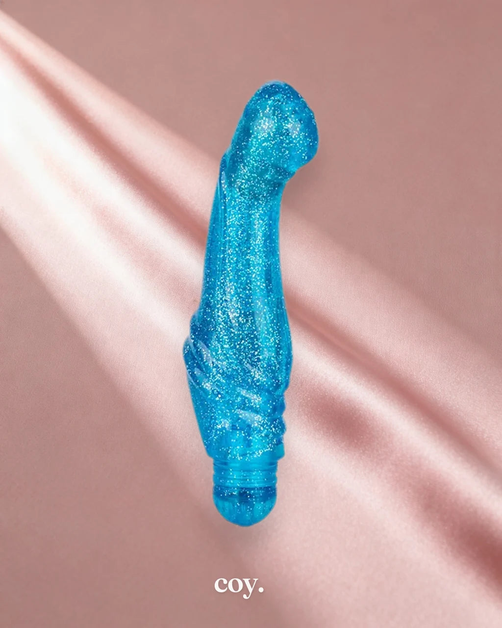 Cal Exotics Sparkle "G" Glitz 6.2 Inch G-Spot Vibrator — Blue — Coy