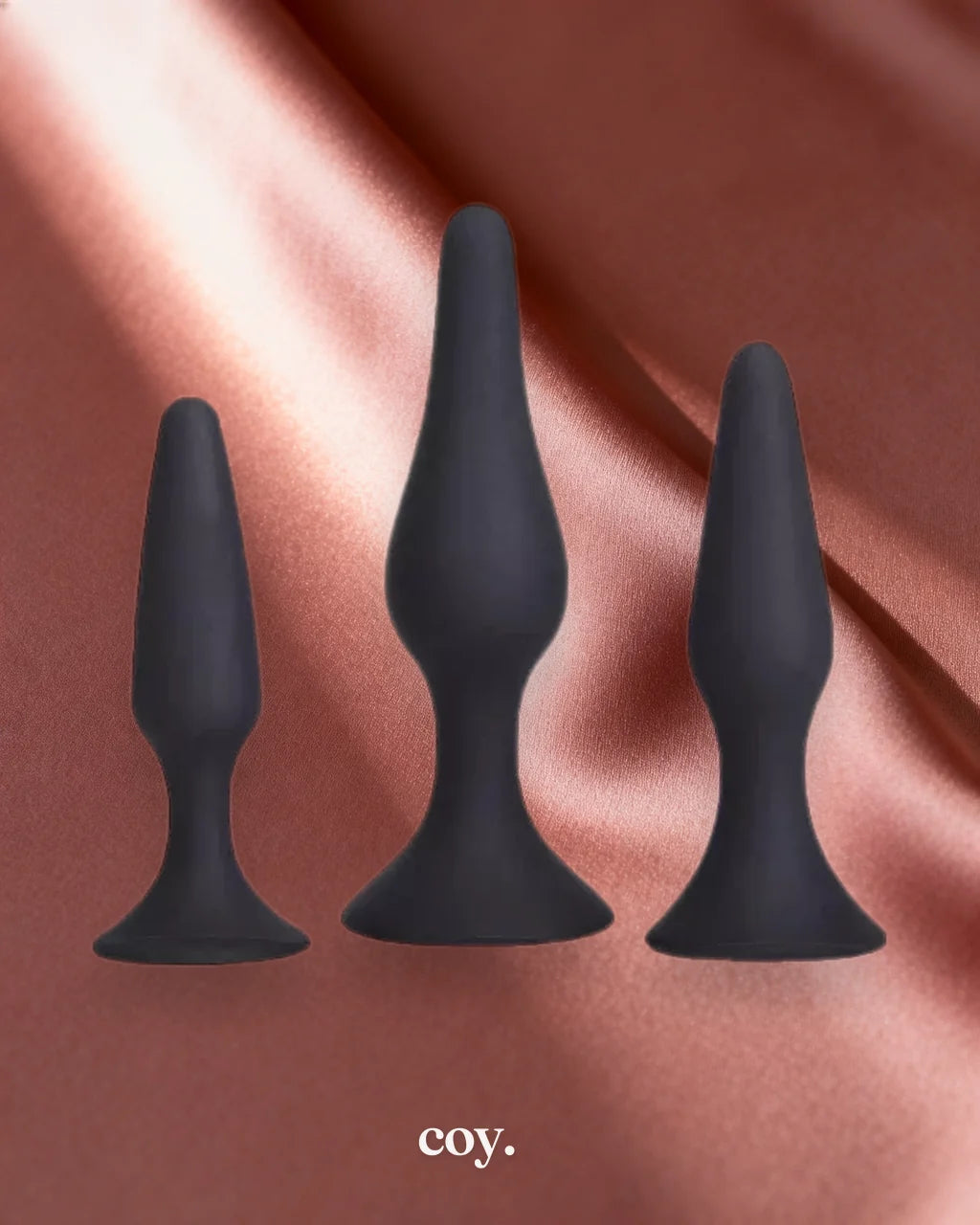 Shaki Anal Trainer Set — Black — Coy