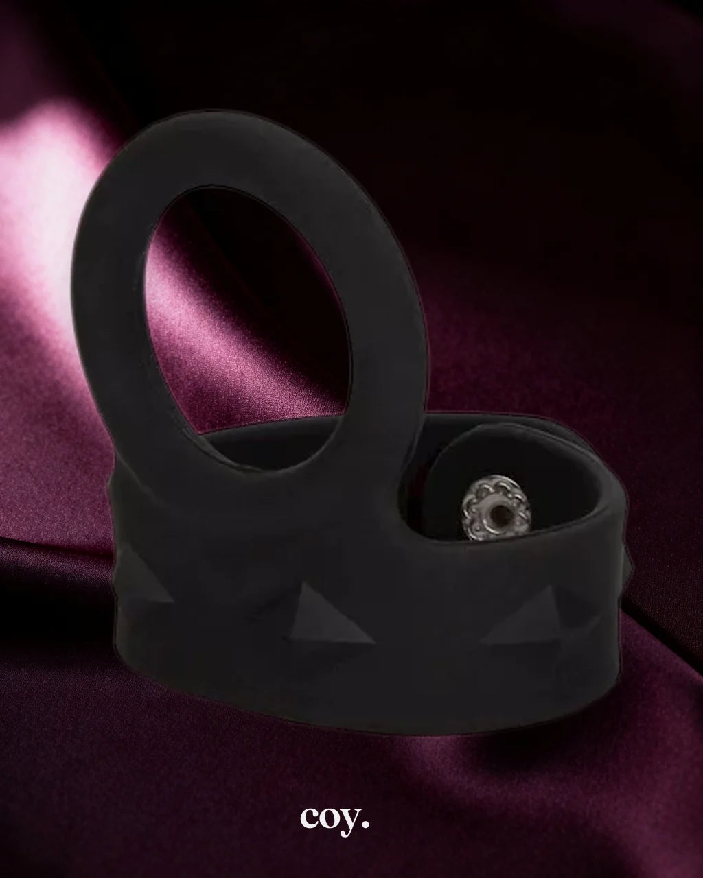 Silicone Tri-Snap Scrotum Support Ring Large — Coy