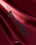Bound X Braided Calf Leather Flogger — Coy
