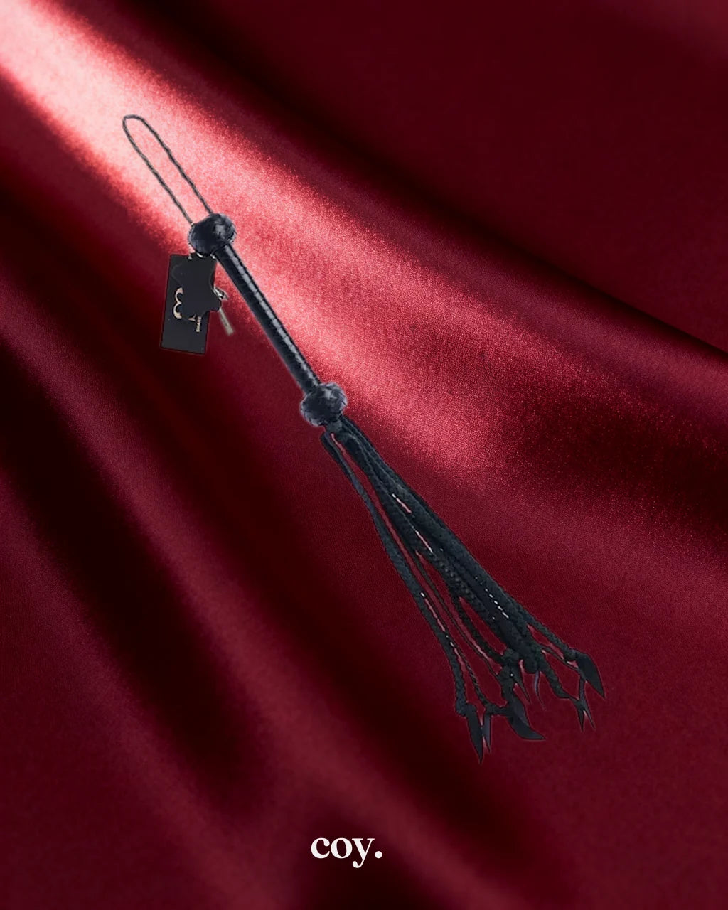 Bound X Braided Calf Leather Flogger — Coy
