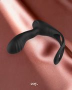 Shaki Share Satisfaction Carte P-Spot Vibe 5.5 Inch — Black — Coy