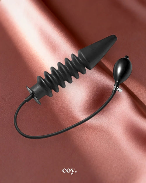Accordion Inflatable Xl Anal Plug — Coy