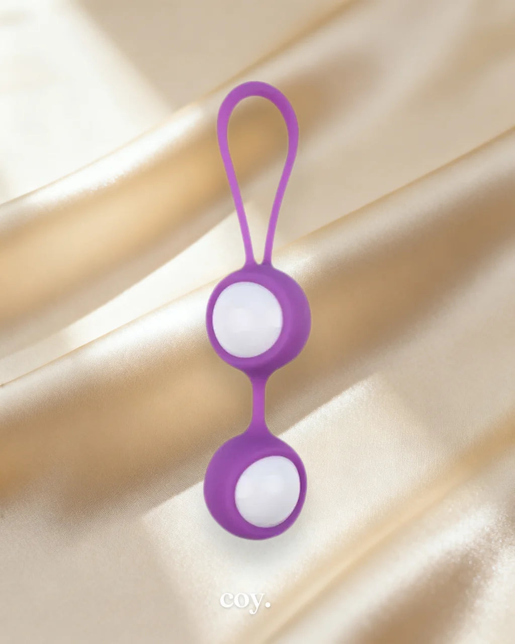 Aeystheter Collection Geisha Balls 6.75 Inch Kegel Trainer — Purple — Coy