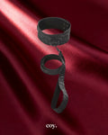 Sincerely Locking Lace Collar & Leash — Black — Coy