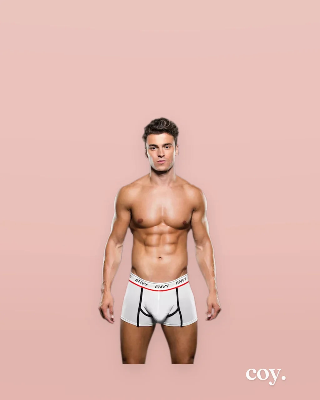 Envy Logo Elastic Lowrise Mesh Trunk L Xl — Coy