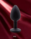 Leather Play Gemmed Silicone Anal Plug 2.8 Inch — Coy
