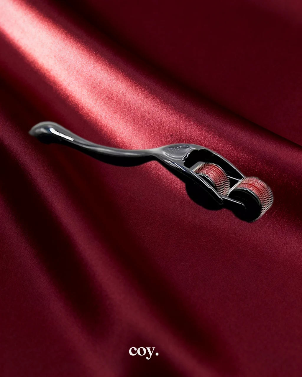 Leather Play Duo Sensory Wheel — Red — Coy