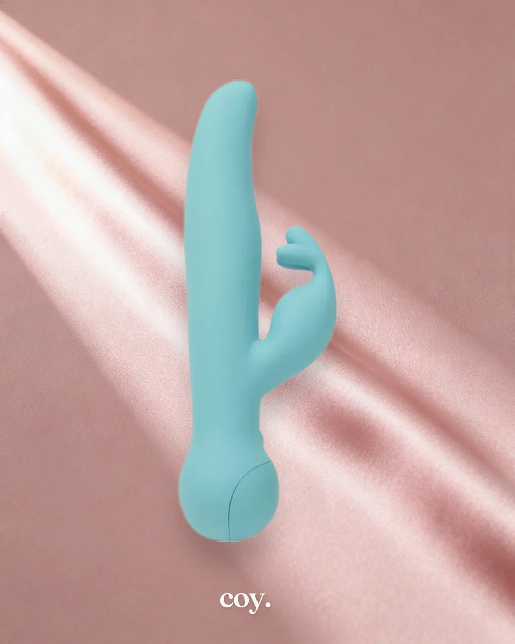 Bms Swan Touch Trio Rabbit Vibrator 9.1 Inch — Teal — Coy