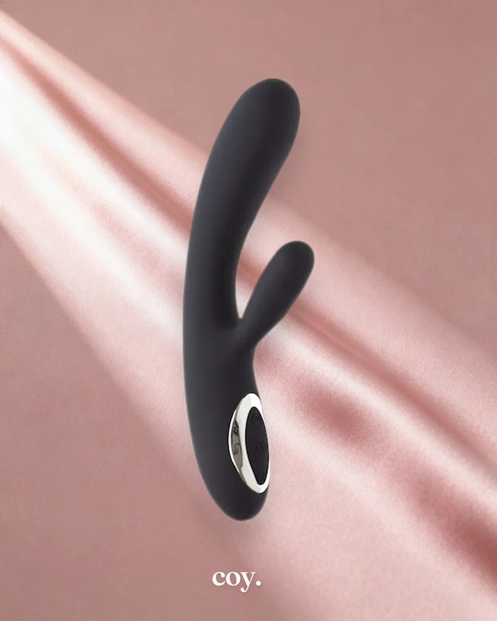 Share Satisfaction Tisa Heating Rabbit Vibrator 7.9 Inch — Black — Coy
