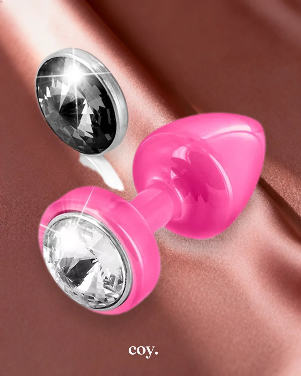 Anni Magnet T1 Butt Plug With 2 Interchangeable Gems — Coy