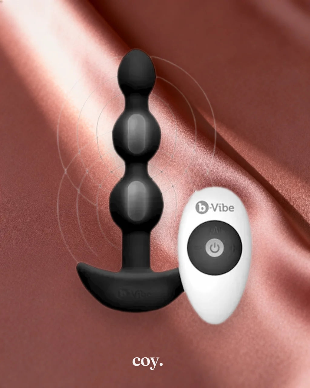 B-Vibe Triplet Anal Beads — Coy