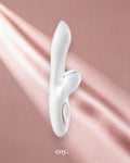 Satisfyer Pro Plus G-Spot 8.8 Inch Rabbit Vibrator — White — Coy