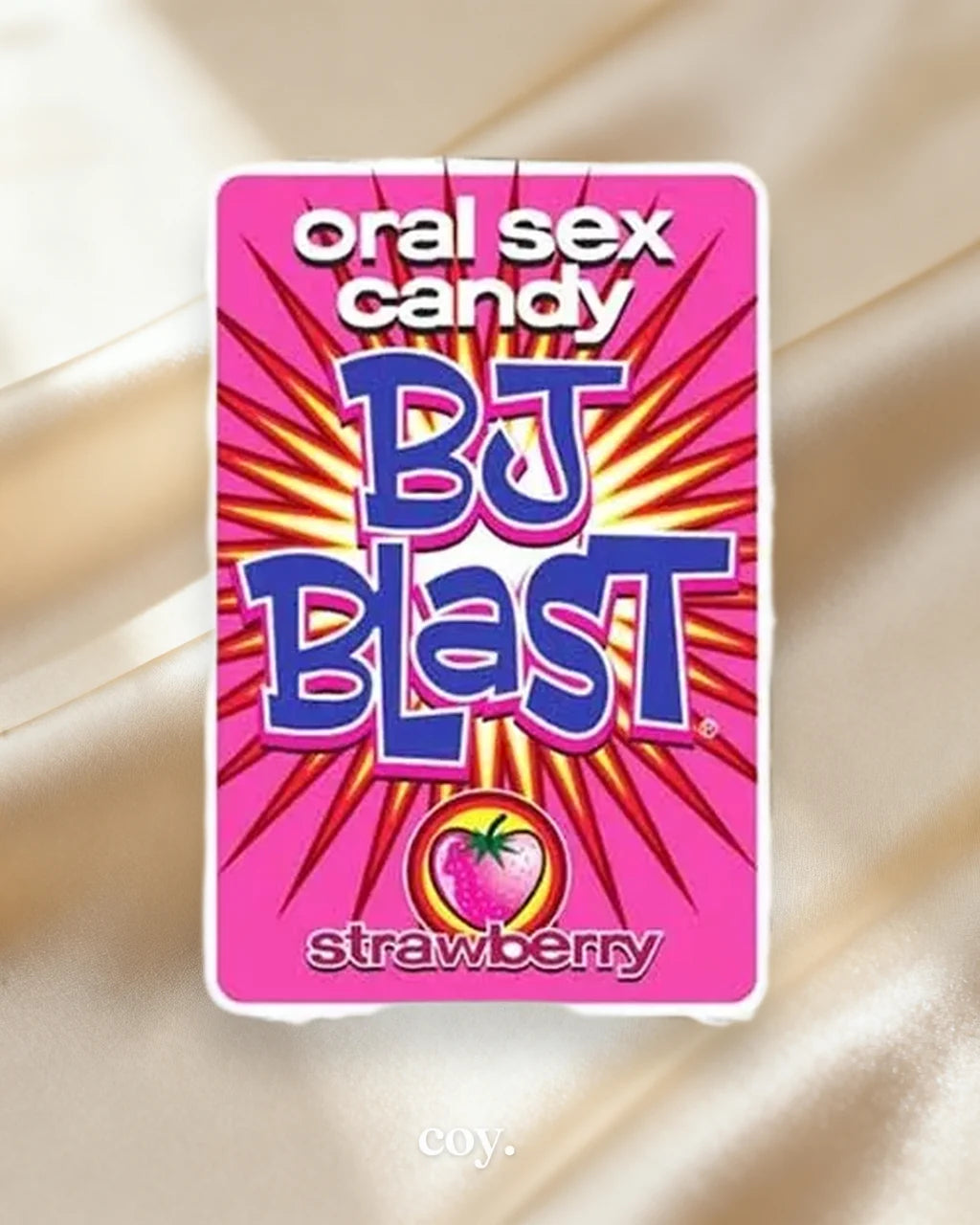BJ Blast Oral Sex Candy Body Play Edible — Pink — Coy