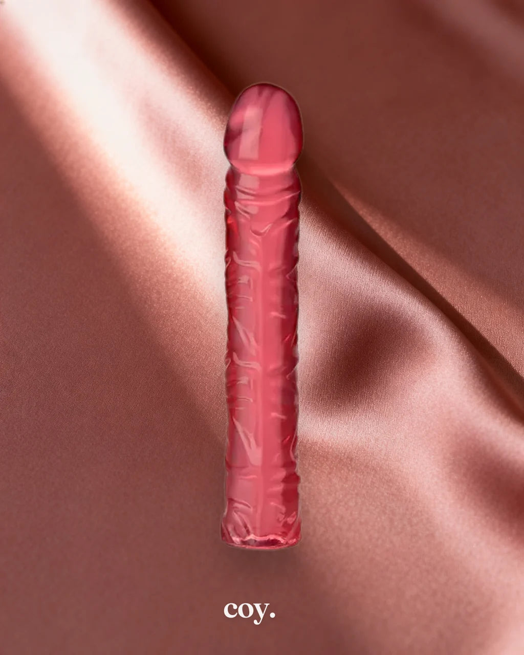 Crystal Jellies Classic Dildo 10 Inch — Pink — Coy