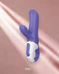 Satisfyer Vibes Magic Bunny 6.9 Inch — Blue — Coy