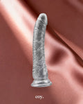 Aeystheter Collection Mike Hawk 8.4 Inch Dildo — Silver — Coy