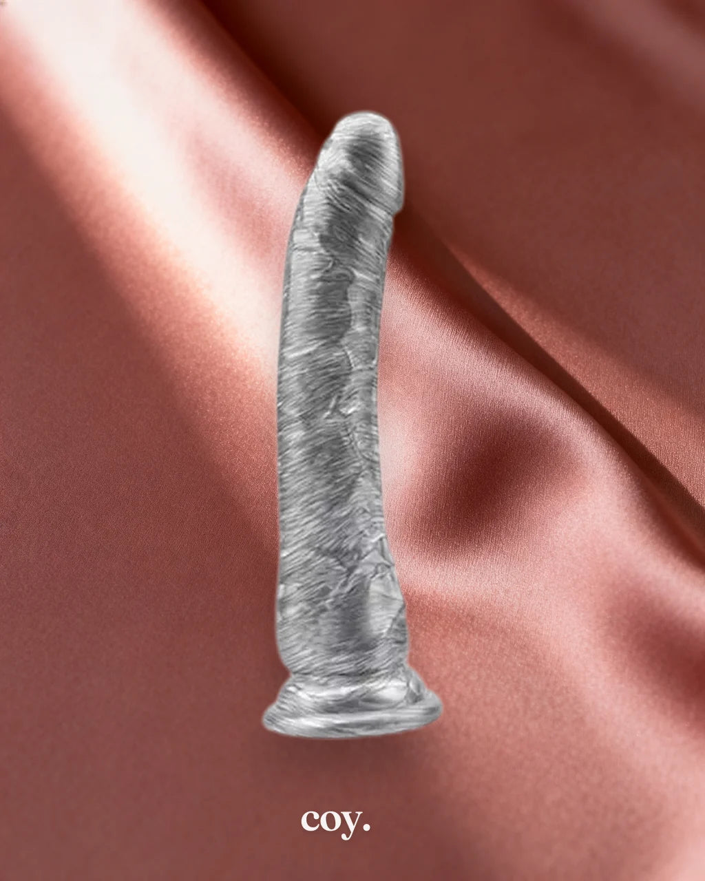 Aeystheter Collection Mike Hawk 8.4 Inch Dildo — Silver — Coy
