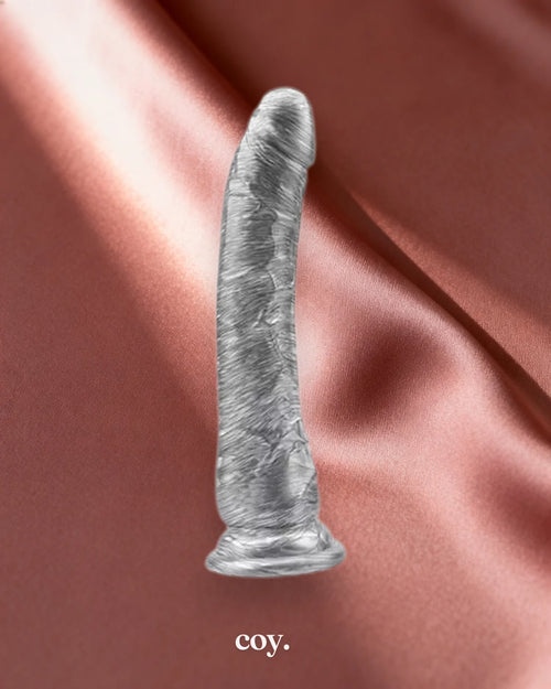 Aeystheter Collection Mike Hawk 8.4 Inch Dildo — Silver — Coy