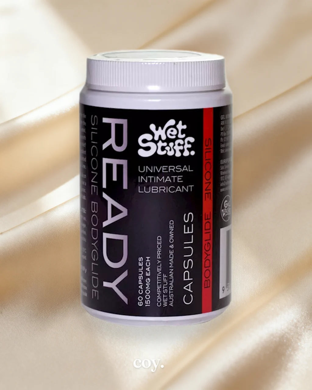 Wet Stuff Ready Silicone Bodyglide Caps 60/Jar — Coy