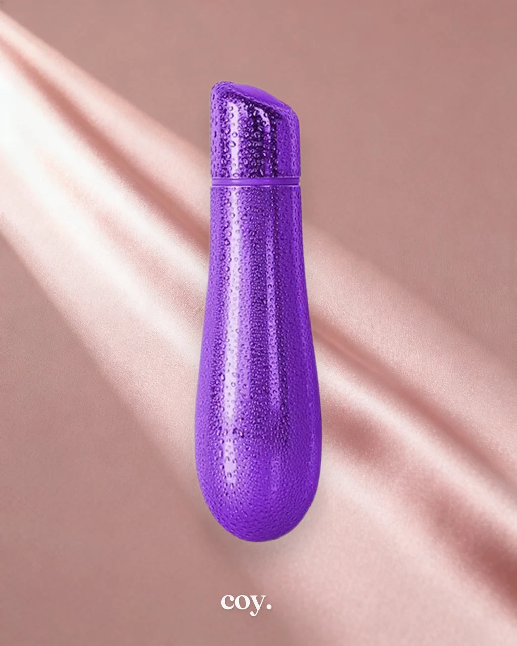 Bms Rain Textured 7 Function Bullet Vibrator — Purple — Coy