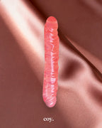 Translucence 12 Inch Veined Double Ended Dildo — Coy