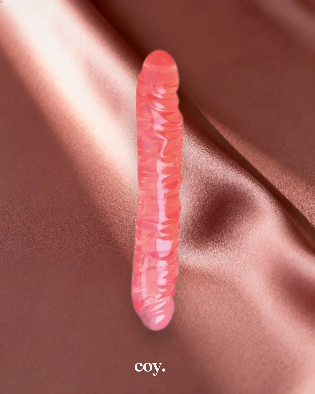 Translucence 12 Inch Veined Double Ended Dildo — Coy
