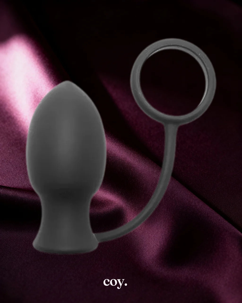 Vibrating Anal Plug With Cock Ring — Coy
