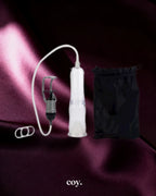 Cal Exotics Enhance Travel Pump System — Clear — Coy