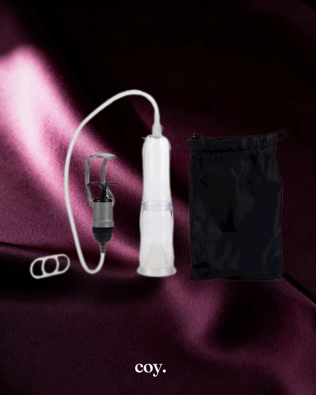 Cal Exotics Enhance Travel Pump System — Clear — Coy