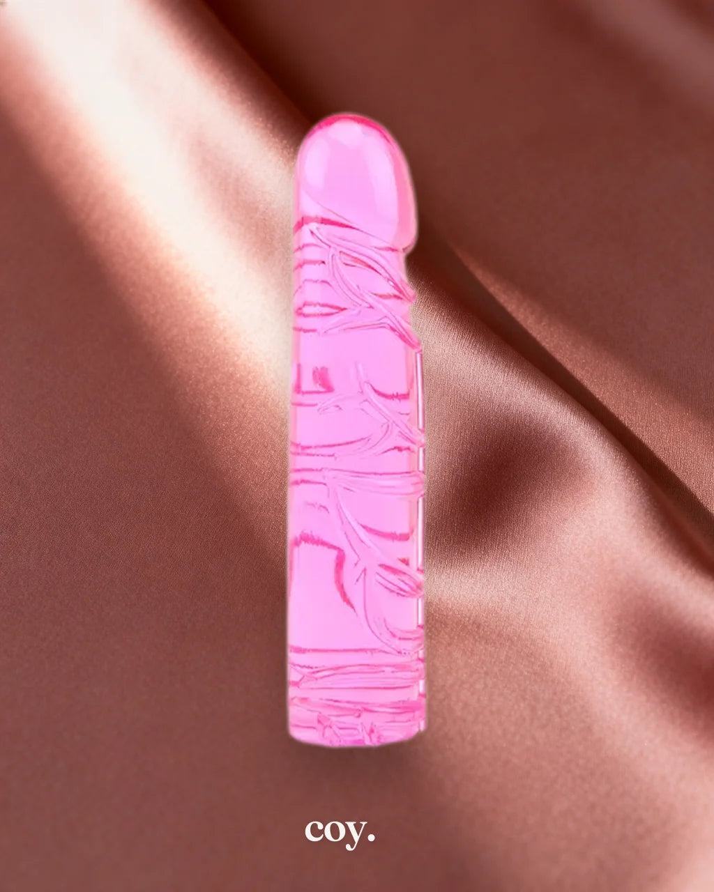 Aeystheter Collection Vivid Jelly Dildo 7.5 Inch — Pink — Coy