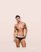 Logo Elastic Lowrise Mesh Brief S M — Coy