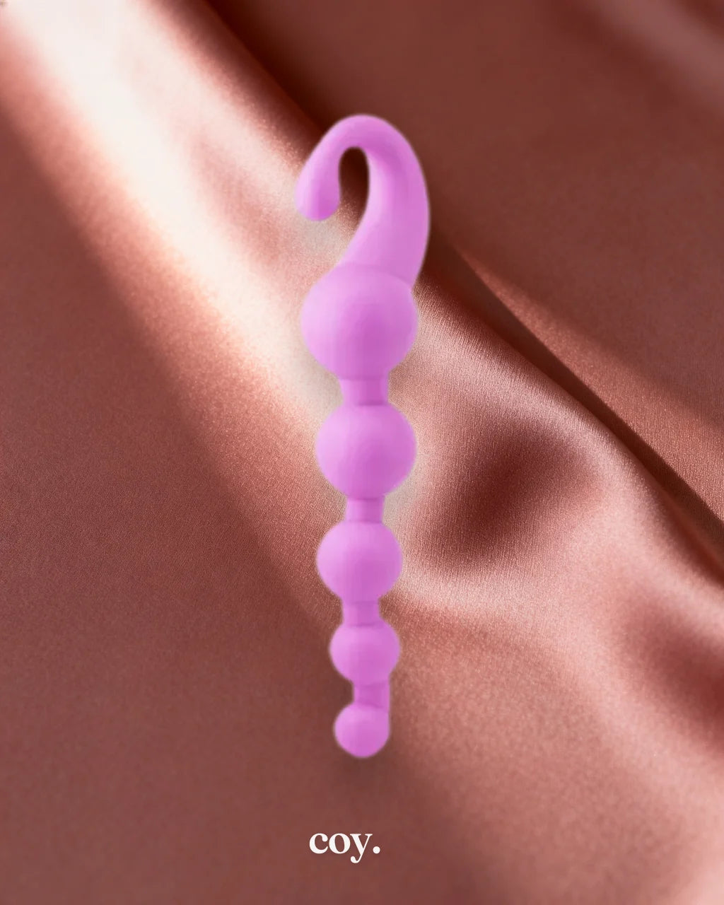 Vibe Therapy Bubble Gum Anal Beads 6.5 Inch — Pink — Coy