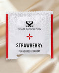 Share Satisfaction Strawberry Flavoured Condoms 100 Bulk Pack — Coy