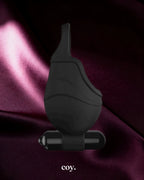 Aeystheter Collection Testis Egg Massager — Black — Coy