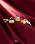 Leather Play Metal Padlock with Keys Bondage Kit — Coy
