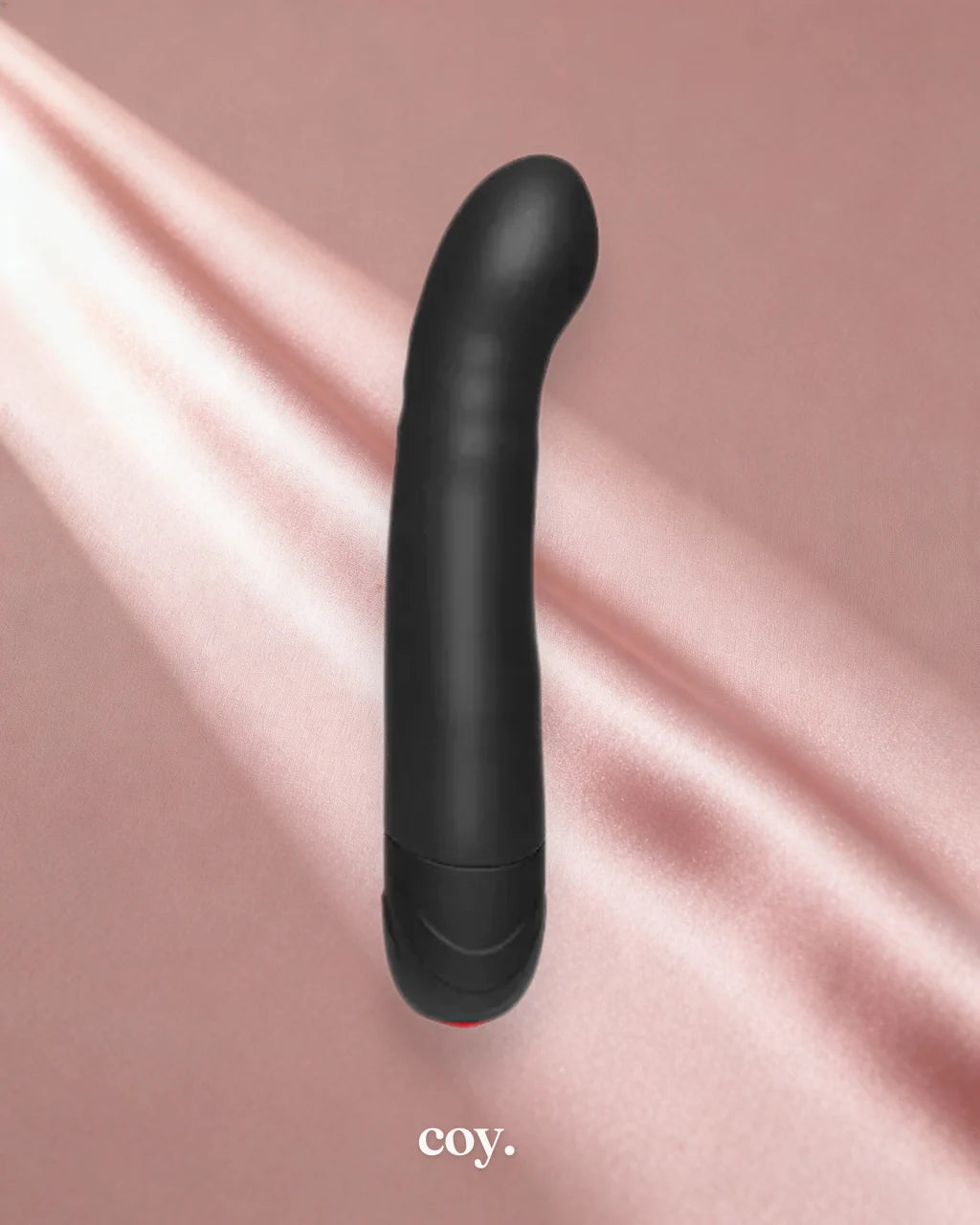 Kink the Hot Spot Silicone Vibrating Flex Massager — Black — Coy