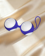 Shots Toys Chrystalino Ben Wa Ball Medium Kegel Trainer — White — Coy