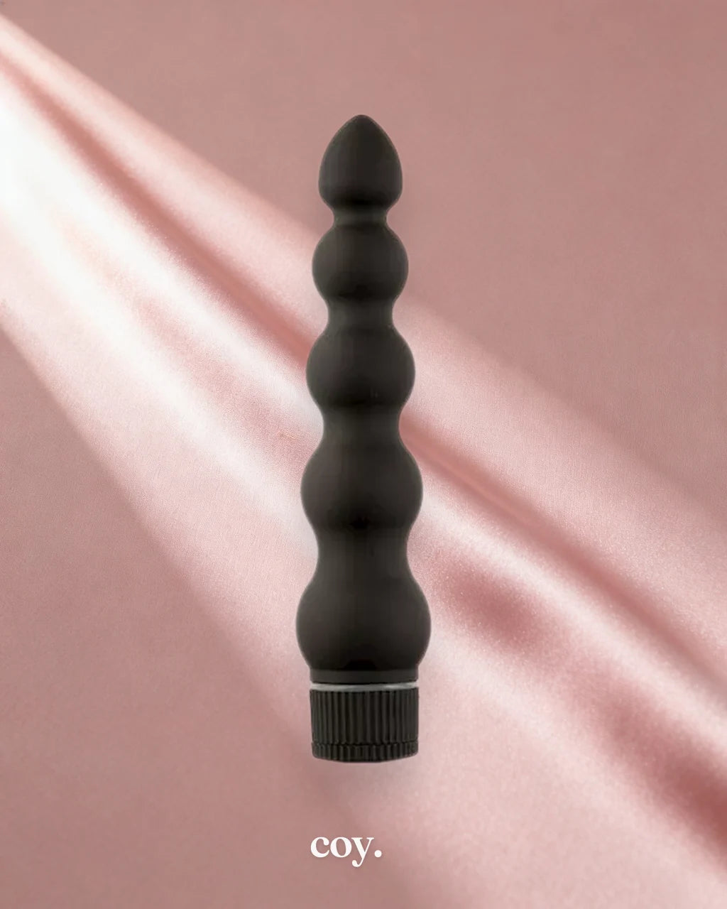 Black Magic 7 Inch Ribbed Vibrator — Coy