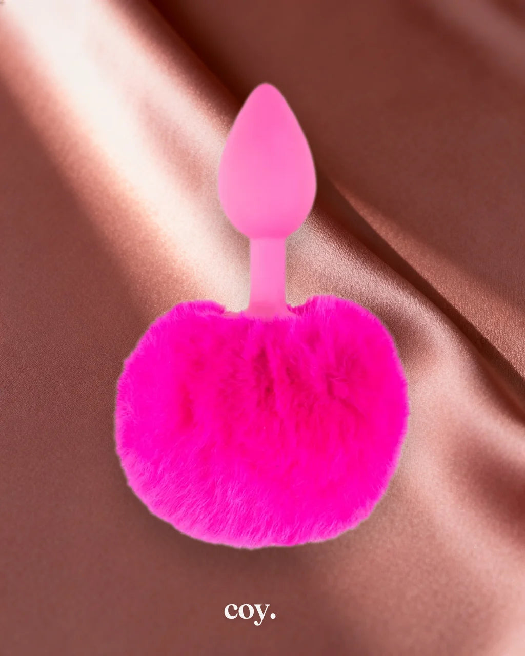 Neon Bunny Tail — Coy