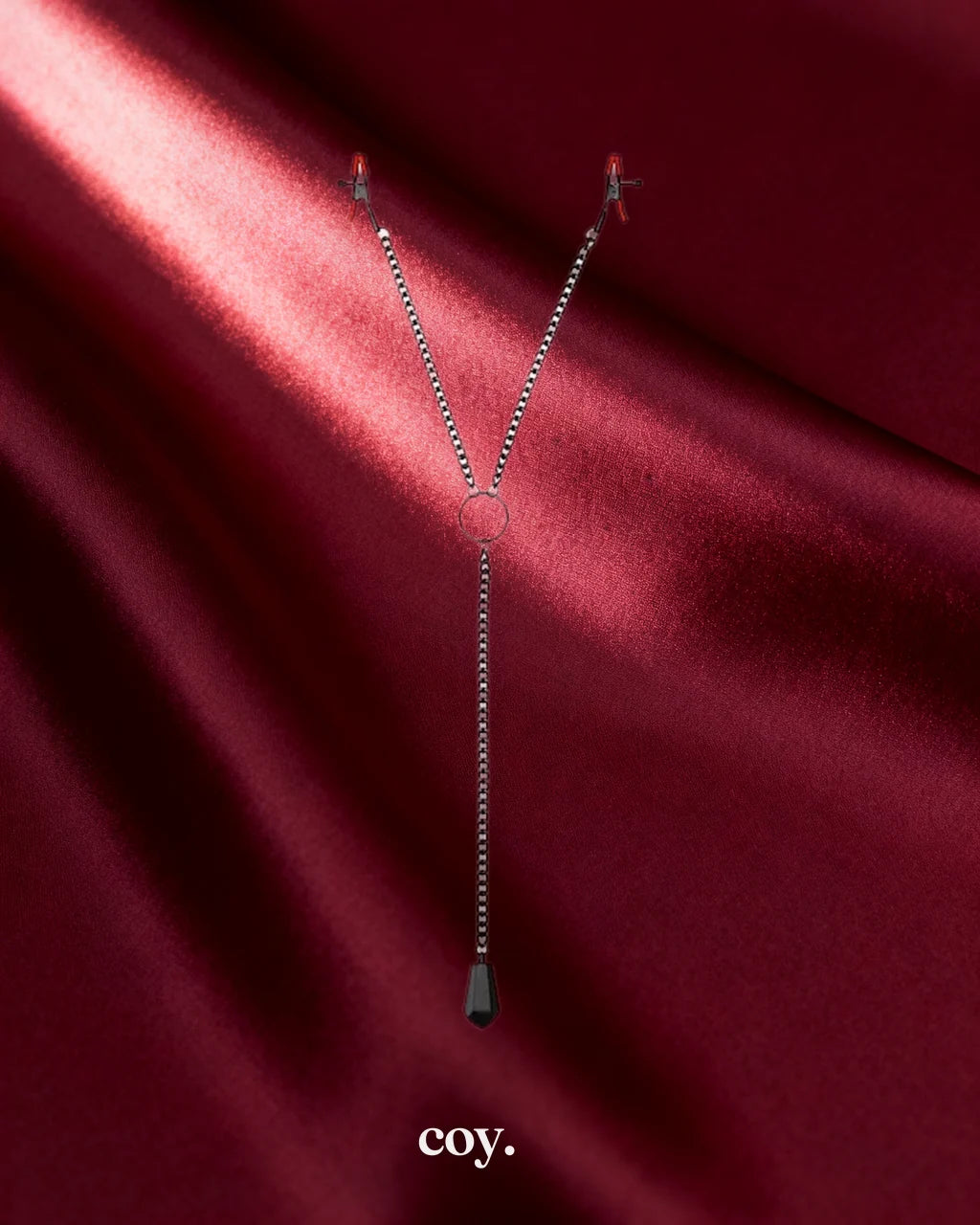 Kinki Range By Share Satisfaction Nipple Clips with Heavy Weight Toy — Coy