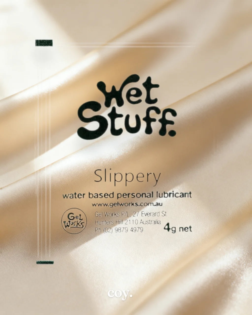 Wet Stuff  Slippery 4 G Sachet — Coy