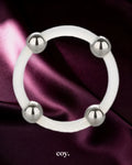 Steel Beaded Silicone C-Ring — Coy